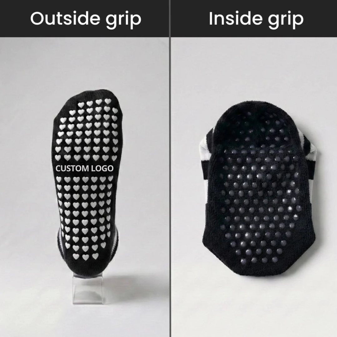 Dual side grip socks