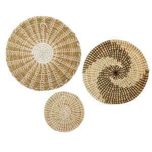 Best Selling Products 2022 in USA <strong>Amazon</strong> Natural Set <strong>of</strong> 3 Weaving Plate Decor <strong>Home</strong>, Decor Wall