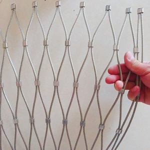 Гибкая черная сетка-канат для защиты от падения на больших высотах, изоляционная защитная сетка для зоопарков и птичьих убежищ - Product Image 6