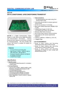 Kit di codifica e decodifica della linea per la formazione in laboratorio di apparecchiature elettriche - Product Image 3