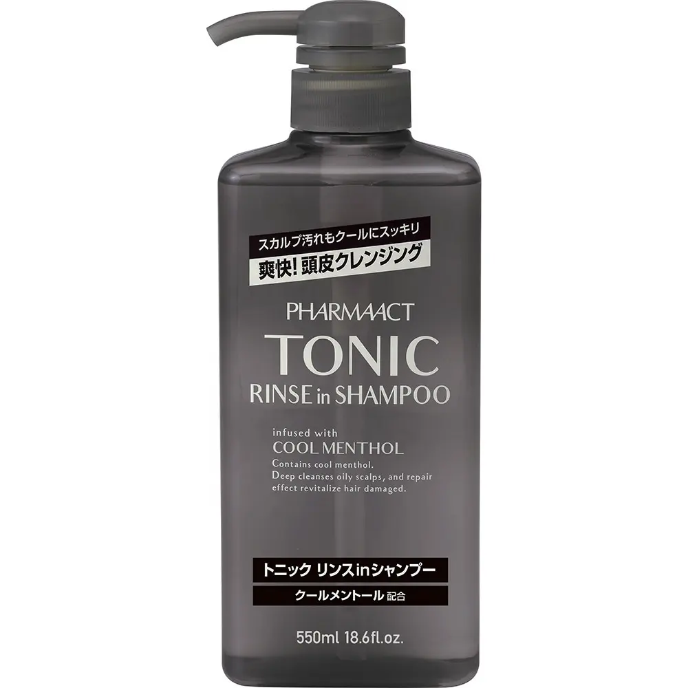 Shampoo condicionador tônico masculino 2-em-1 550ml, shampoo condicionador de mentol para homens, produtos mais vendidos no atacado, produto japonês para homens, 2023