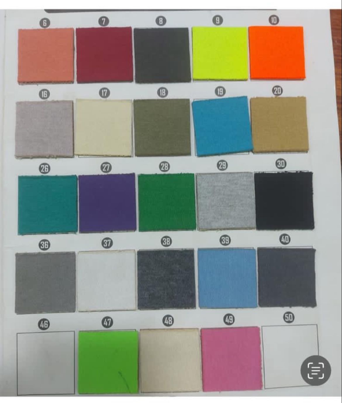 ENVÍE CONSULTAS PARA COLORES PERSONALIZADOS