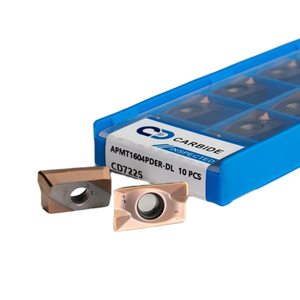 Tốt nhất chất lượng cao apmt vuông vai phay chèn APMT1604PDER-H2 CNC Carbide phay chèn cho thép/thép không gỉ - Product Image 3