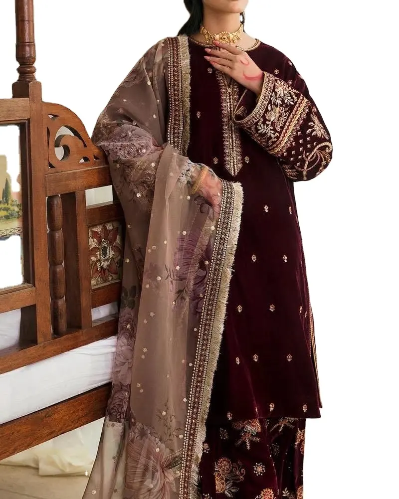 ROBE DE MARIAGE BOLLYWOOD Robe de Mariée de Designer NOUVELLE TENUE DE FÊTE Costume Indien Dernières Conceptions Femmes Boutique Robes