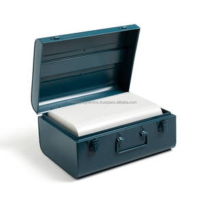 Metal <strong>Trunks</strong> Storages Different Sizes With Different Finishes Container Storage Boxes With Sided Handles - Product Image 6