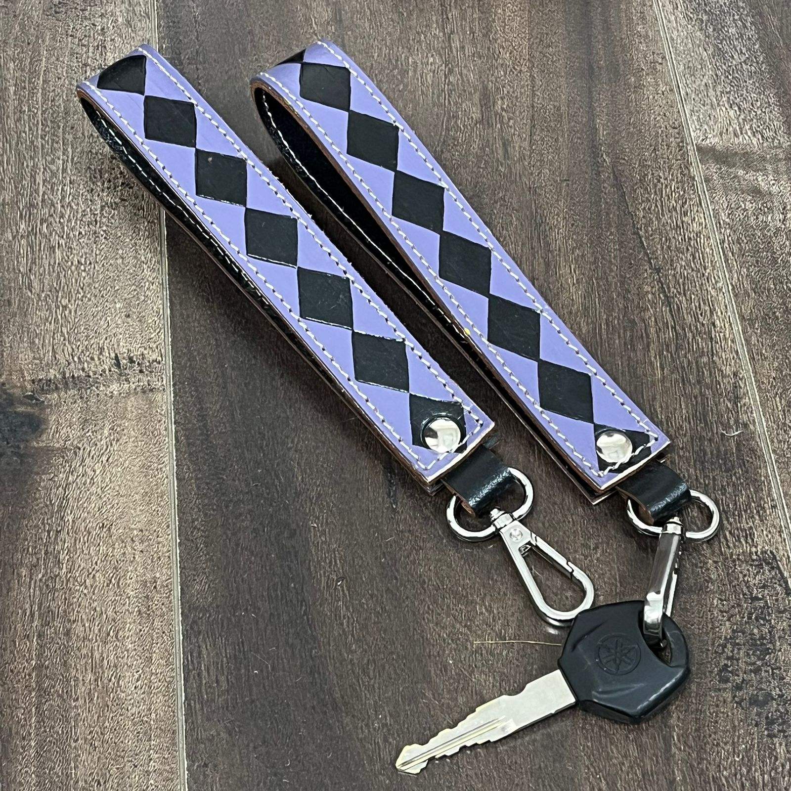 Black & Purple Checkered