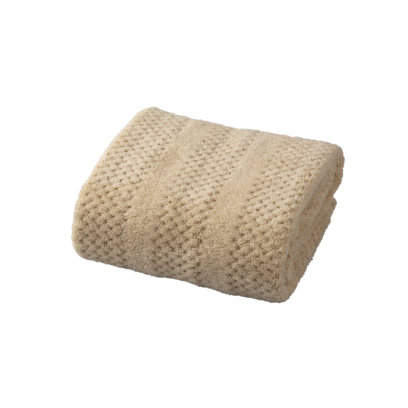 Serviette pour le visage beige