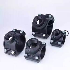 PVC nén yên TEE phụ kiện đường ống nhựa mịn xử lý bề mặt ống khai thác thiết bị LDPE/lupvc yên treo lên phụ kiện - Product Image 1