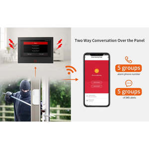 Wireless 7-inch IPS Full-color Display WiFi Smart Home <strong>Security</strong> <strong>Alarm</strong> System with Alexa GSM <strong>Alarm</strong> System Home <strong>Security</strong> - Product Image 1