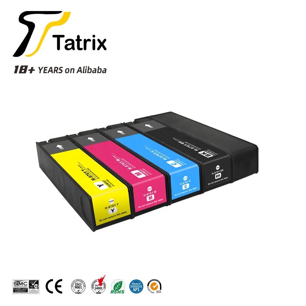 Cartucho de tinta pigmentada remanufaturado Tatrix para HP 976Y HP Pagewide pro 552dw 577dw P55250dw P57750dw