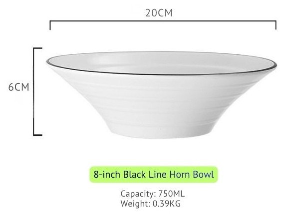8" trumpet Bowl