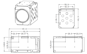 Smart 2MP 1/2.8&quot; CMOS 1080p HD <strong>Camera</strong> Module 5-130mm Lens 26X Optical Zoom Network Block <strong>Camera</strong> With Human/Vehicle Detection - Product Image 5