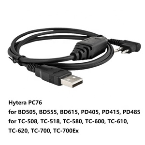 Hytera PC76 veri programlama ve indirme kablosu (USB) BD5, PD4 serisi, BD615 ve analog TC508 için AM-to-2Pin RoHS REACH - Product Image 4