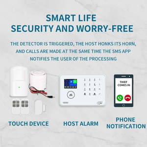 Wifi GSM双网络安全报警系统触摸屏99无线区域家庭安全报警系统 - Product Image 2