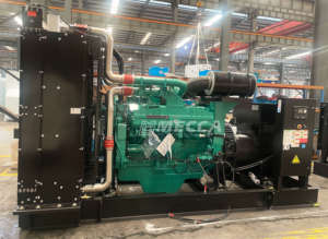 Новинка, KTA19-G3A генераторы Cummins мощностью 500 кВт, дизельные, с низким уровнем шума, 400 кВт, Звукоизолированные, бесщеточные генераторы с бесщеточным генератором Leroy Somer - Product Image 3