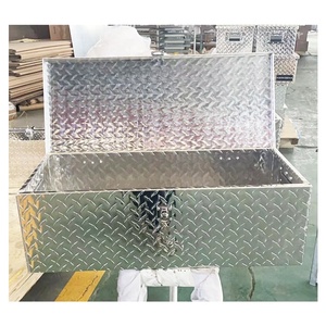 卡车工具箱拖车钥匙锁铝工具箱铝工业工具储物箱箱 - Product Image 1