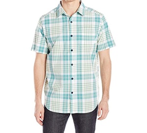 Camisas de hombre HILO TINTADO Personalización Estilo de gama alta Camisas teñidas de hilo liso Tela para traje de camisa de hombre