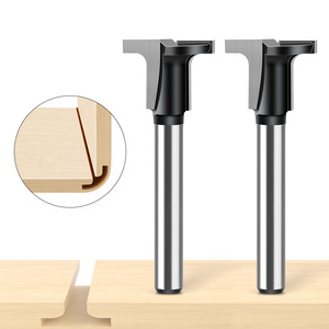 Karbür t-yuvası ark bükme bıçağı + düz dipli kanal açma 2-in-1 karbon kristal Panel için kırpma kesici - Product Image 1