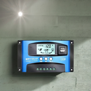 Nuova moda Pwm solare Controller di carica di dati di visualizzazione solare regolatore di carica 40A 60A 100A Mppt professionale all'ingrosso - Product Image 1