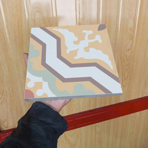 Chất lượng cao tùy chỉnh thiết kế hiện đại encaustic xi măng gạch sang trọng chống trượt trang trí gạch lát sàn với biên giới - Product Image 5