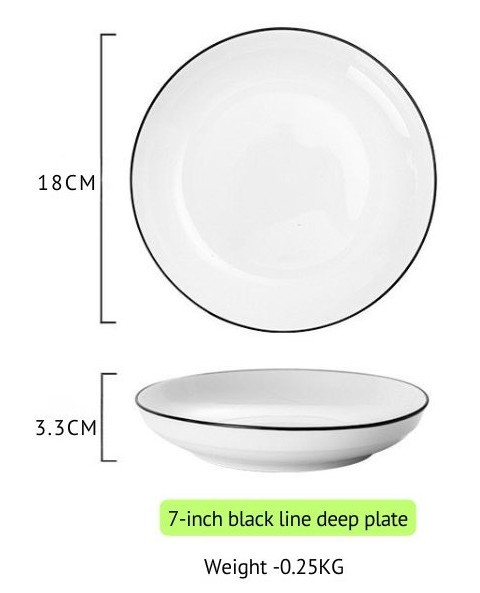 7" deep Plate