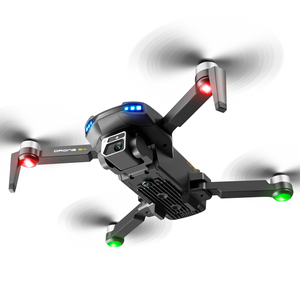 โดรนกล้องมินิ4K กล้องคู่พร้อมหน้าจอรีโมท GPS การเชื่อมต่อการควบคุมระยะไกล1.2กม. กลับ400mAh โดรน - Product Image 6