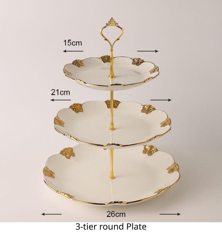 3-tier round Plate