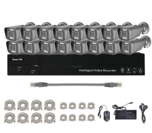 Tuya חכם ai app <span class=keywords><strong>16ch</strong></span> 8mp oem ccctv nvr kit ערכות מצלמה עם nvr ערכת poe