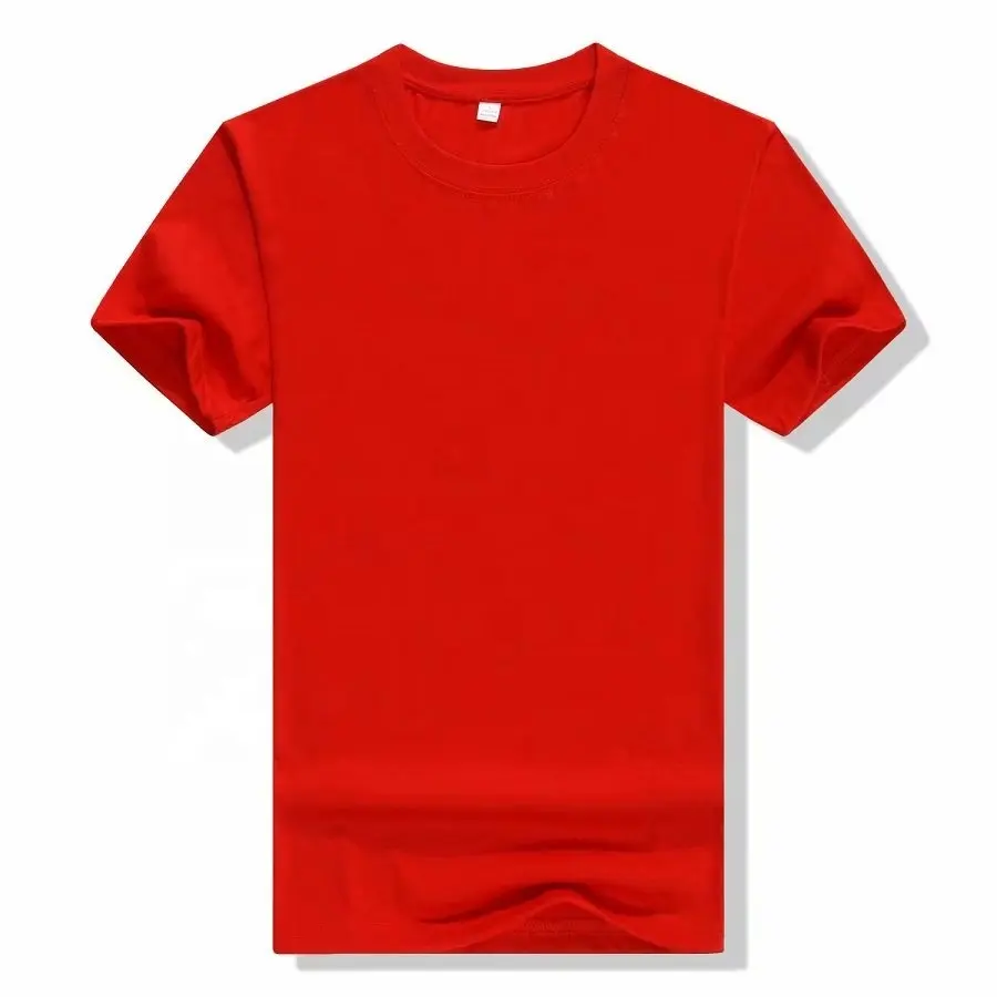 T-shirt da uomo con stampa personalizzabile 100% in cotone traspirante t-shirt da uomo