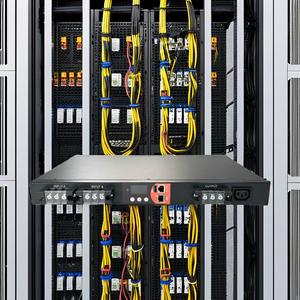 ICPDU Serie S Línea de alimentación de doble canal 1URacked Bloque de terminales Entrada/Salida Interruptor de transferencia automática eléctrica (ATS) - Product Image 1