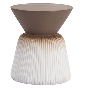 镀锌金属新设计铁乡村镀锌茶几高品质圆形金属边桌纹理 - Product Image 2