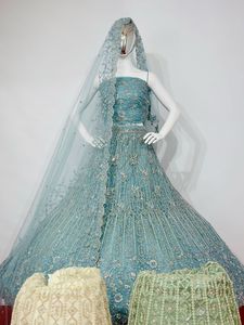 Arwah COLLECTION ชุดเดรสยาวของผู้หญิงชุดเดรสยาว5สีประดับด้วยหินมุกโมติติ