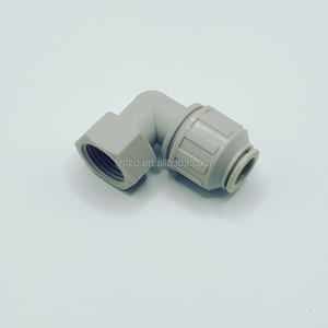 Conector rápido, accesorio de agua, accesorio de tubería de agua, conexión de tubo PE de 1/4 pulgadas para sistema RO