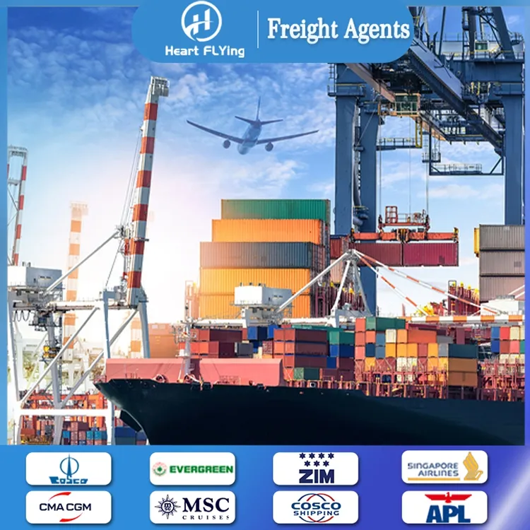 DDP DDU Forwarder Worldwide FBA Amazon Air Sea Freight Forwarder Agente de logística Envío de China a Canadá Reino Unido EE. UU. Australia