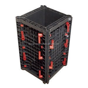 Songmao dapat digunakan kembali konstruksi disesuaikan plastik <span class=keywords><strong>Formwork</strong></span> kolom <span class=keywords><strong>Formwork</strong></span> untuk beton - Product Image 5