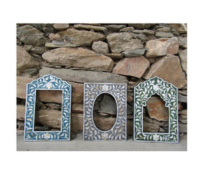Taj tarzı çiçek tasarımı ile paspas kakma sanat çerçeve özelleştirilebilir fotoğraf ekran standı boyutları 4x6 8x10 6x8 yüksek talep özel Logo - Product Image 1