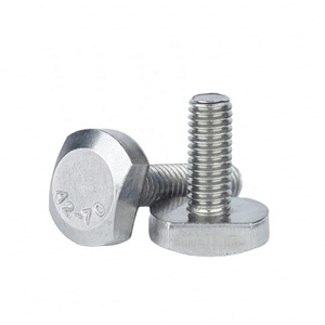 SDPSI DCT GB37 A2-70 304 Tスロットシュートレールトラック用ステンレス鋼T字型長方形ハンマーヘッドボルトネジM5M6 M8 M10 - Product Image 1