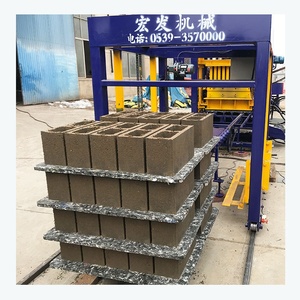 Full Automatic Hydraulic Compressed Concrete <strong>Interlocking</strong> <strong>Block</strong> Molding <strong>Machine</strong> Small Huge Press 220V Engine for Paving Making - Product Image 2