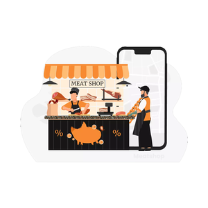 Trasformare l'industria della carne con i nostri servizi di sviluppo di App scalabili e flessibili per lo sviluppo di App per negozi di carne - Product Image 1