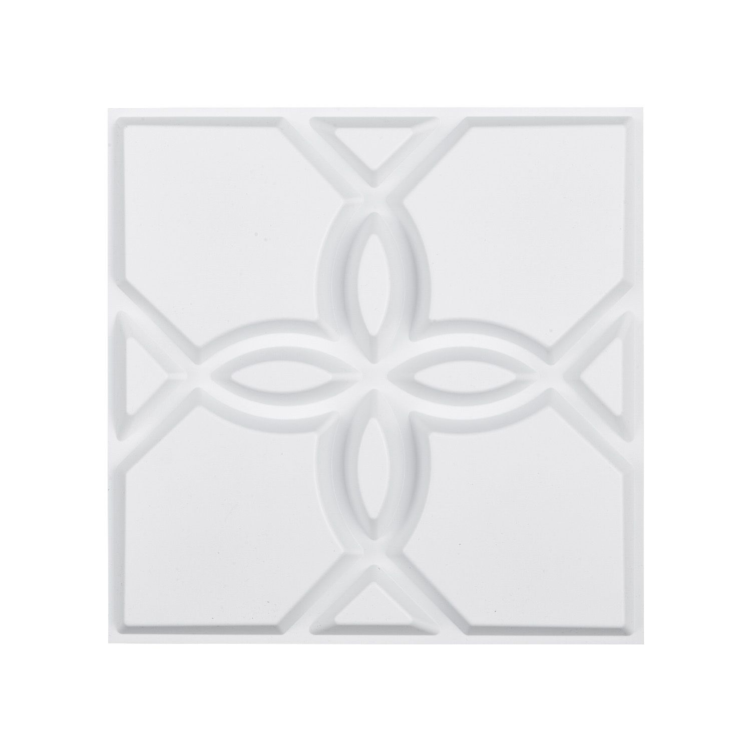 Floral Matte White Color