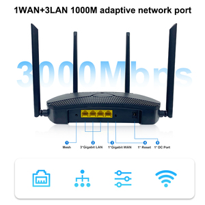 Trong nhà thông minh wifi6 <span class=keywords><strong>Router</strong></span> 3000Mbps 11ax 256MB RAM openwrt nhà Wifi <span class=keywords><strong>Router</strong></span> với lưới - Product Image 5