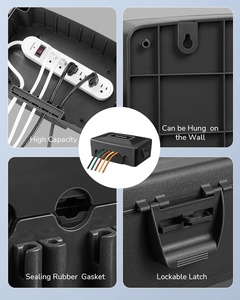 ヨーロッパIP54屋外スパイラルラッピングパワーコードプロテクター防水電気ボックス延長コード - Product Image 6
