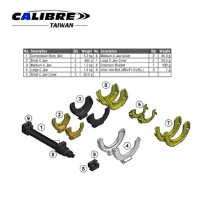 Đài Loan Calibre chuyên nghiệp macpherson cuộn dây mùa xuân máy nén Dumper extractor Set, ô tô mùa xuân máy nén - Product Image 3