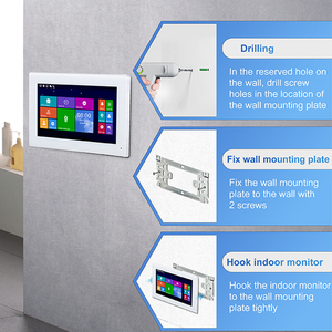 Ship Fast 8 Inch Tuya <strong>Wifi</strong> Wired Intercom Systems for Apartment Building Face Recognition Door Unlock Access Control System - Product Image 5