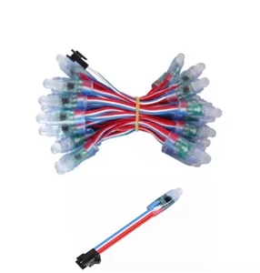 DC5V/12V 9 мм WS2811 Светодиодный пиксельный узел, с четким/красочным/черным проводом, опционально - Product Image 4