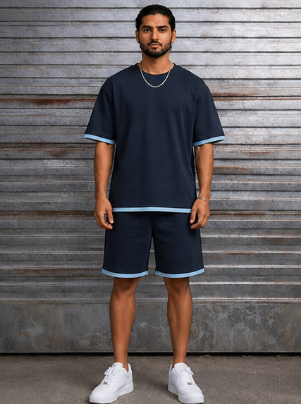 Azul marino + azul cielo