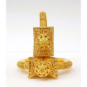 CLASS and CHARM BANGLES WITH 24KT <strong>DUBAI</strong> GOLD PLATED 4GRM GOLD BEST SELLING DESIGN EXQUISITELY CRAFTED at DISCOUNT OFFER - Product Image 5