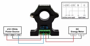 Acrel AHKC-EKA <strong>Hall</strong> <strong>Effect</strong> <strong>Current</strong> <strong>Sensor</strong> 20mm Aperture <strong>Open</strong> <strong>Loop</strong> Split-Core Design for Solar Inverter UPS Battery Monitoring - Product Image 3