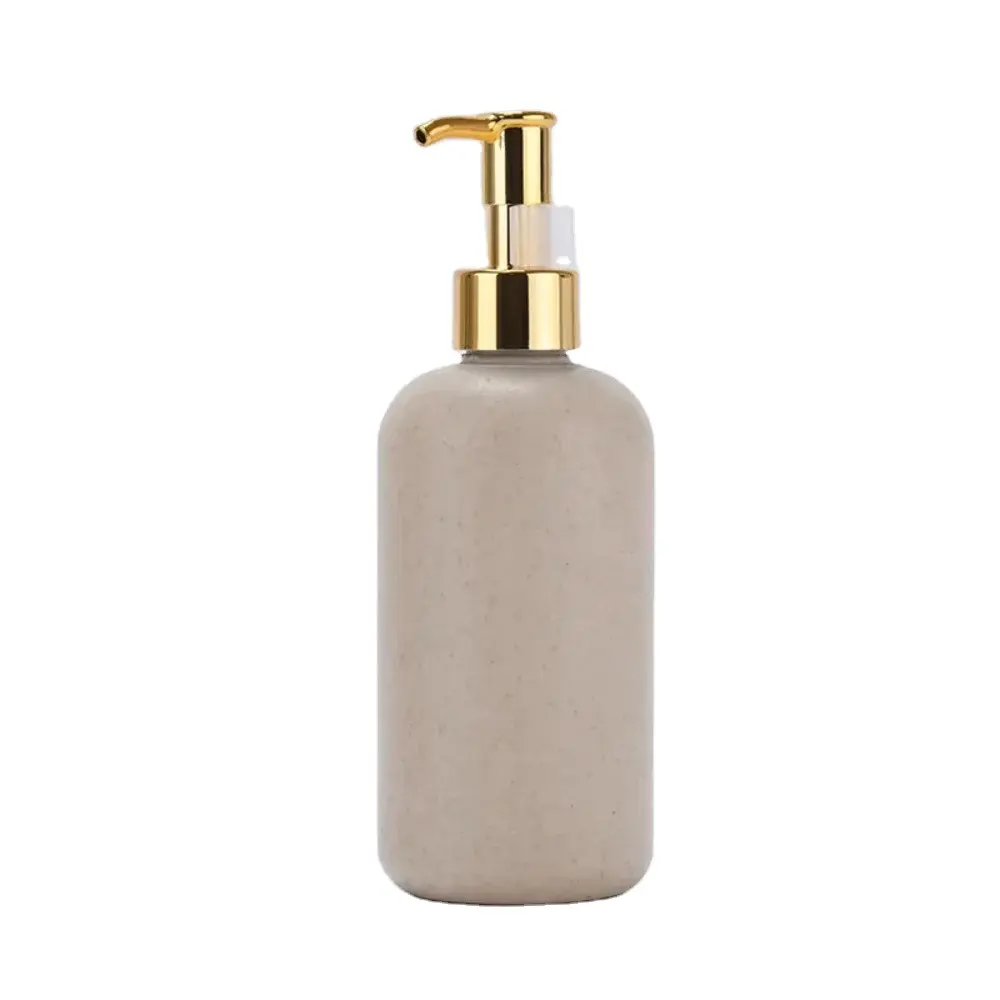 Best-seller competitivo shampoo biodegradável embalagem 310ml clara ombro garrafa de plástico transparente feita no Vietnã frasco