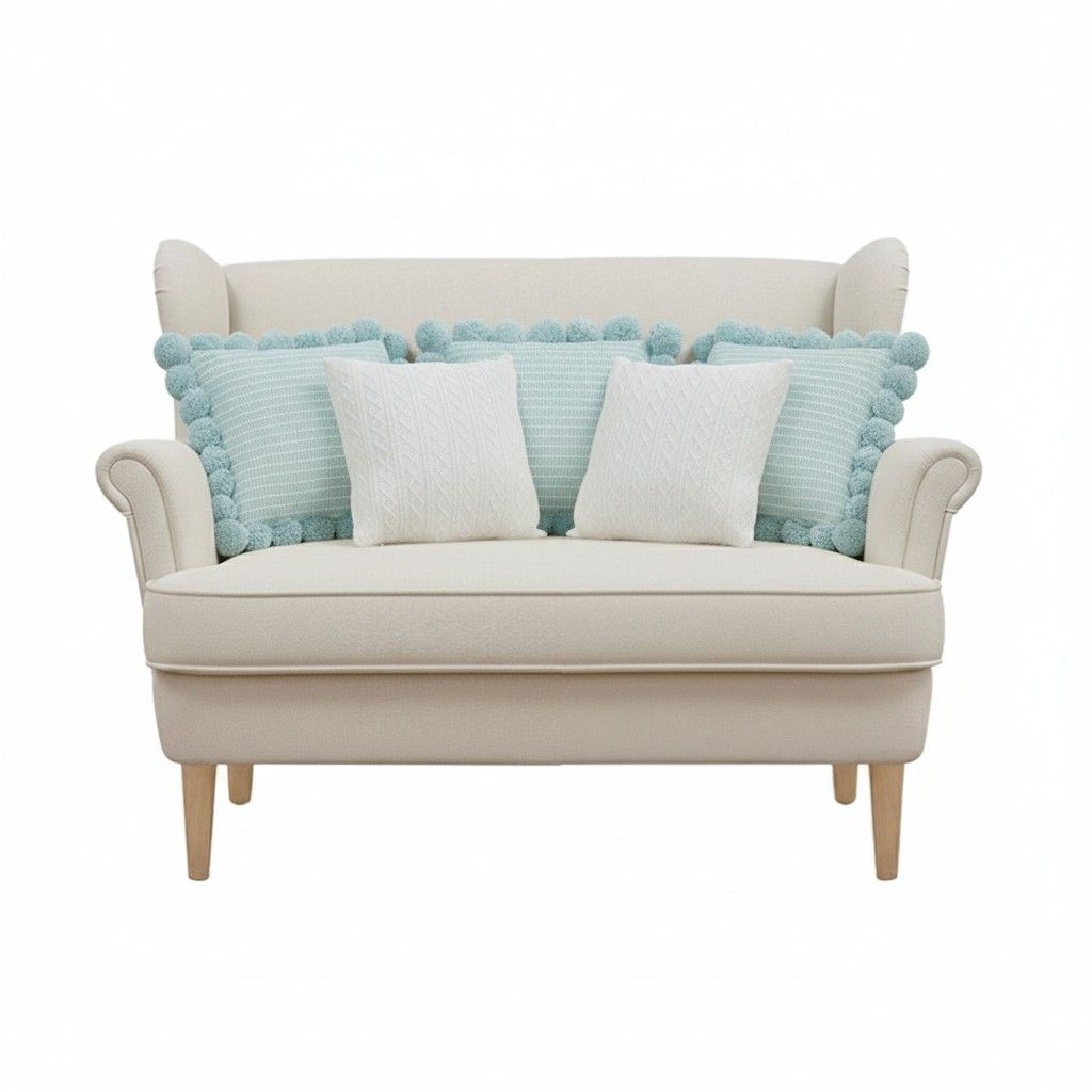 light blue and cream Color